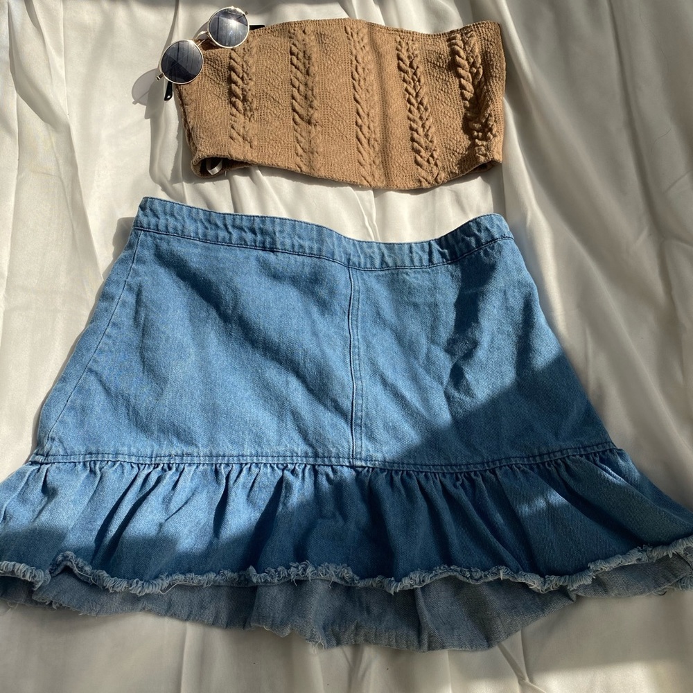Short Jean Skirt